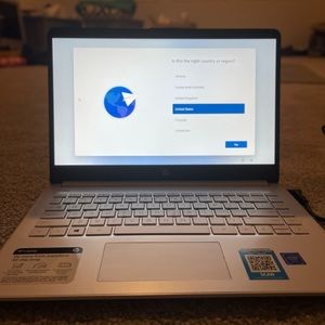 HP - 14” Laptop - Intel Celeron - 4GB Memory - 64GB eMMC - Snowflake White